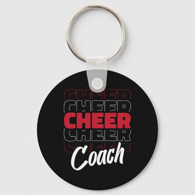 Cheerleader Coaching Cheerleading - Cheercaptain C Keychain (Front)