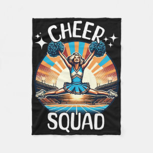 Cheerleader Costume Cheerleading Squad Cheerleader Fleece Blanket