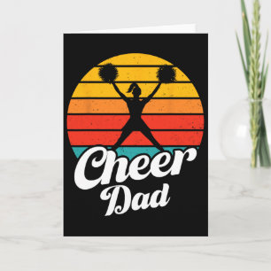Cheerleader Dad Cheerleading Cheer Dad  Card