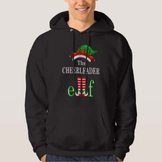 Cheerleader Elf Family Matching Group Christmas Pa Hoodie