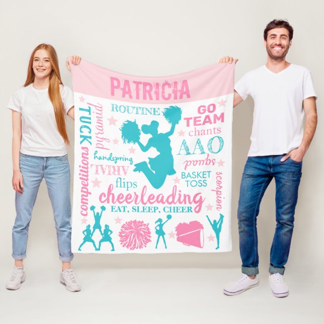 Cheerleader Fleece Blanket (In Situ)