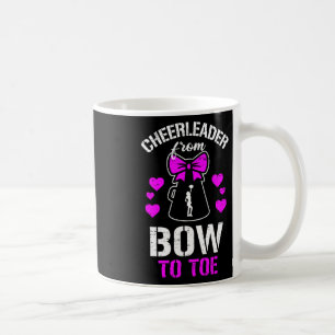 Cheerleader From Bow To Toe Coffee Mug