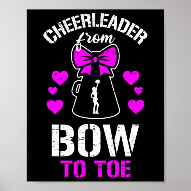 Cheerleader From Bow To Toe  Poster (Front)