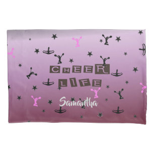 Cheerleader girls personalized pillowcase