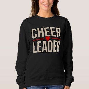 Cheerleader Heart Cheerleading Cheer Squad Coach G Sweatshirt
