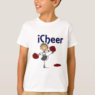 Cheerleader I Cheer Stick Figure T-Shirt