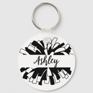 Cheerleader Keychain, Pom-Pom  Keychain