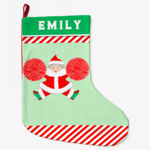 Cheerleader Large Christmas Stocking