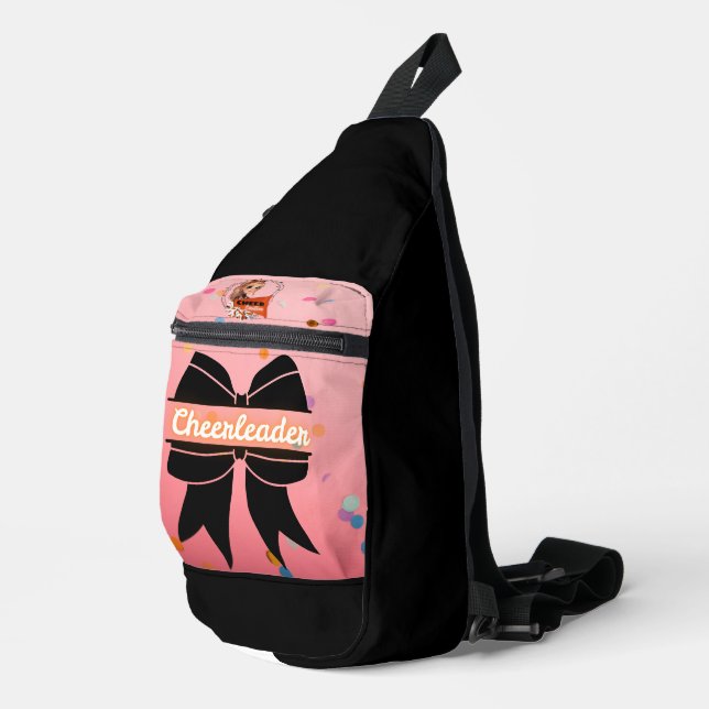 Cheerleader Makeup Pouch Sling Bag (Right Corner)