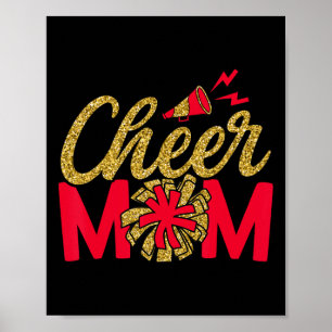 Cheerleader Mom Cheerleading Cheer Mom Poster