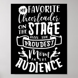 Cheerleader Mom Cheerleading Cheering Squad Cheer  Poster