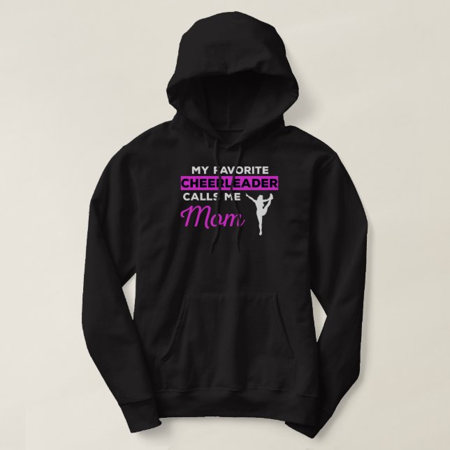 Cheerleader Mom Gift Hoodie (Design Front)