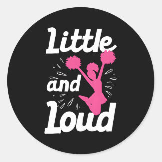 Cheerleader Ns Cheerleading Cheer Gymnast Classic Round Sticker