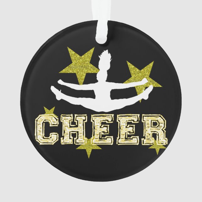 Cheerleader Ornament (Back)