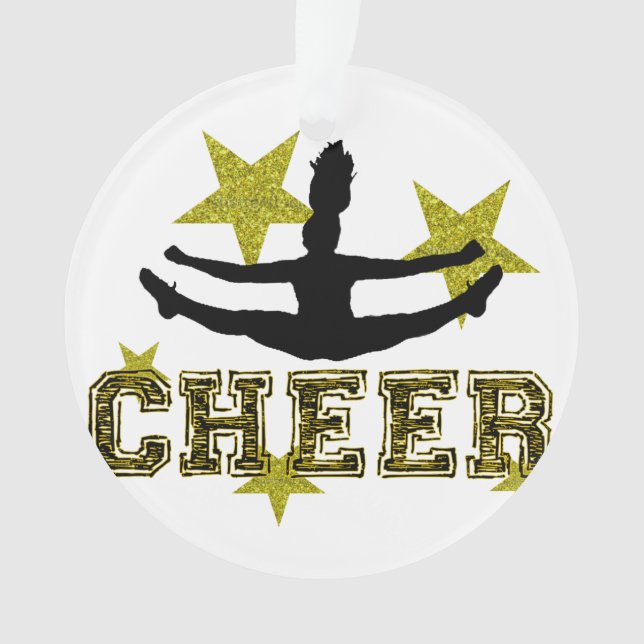 Cheerleader Ornament (Front)