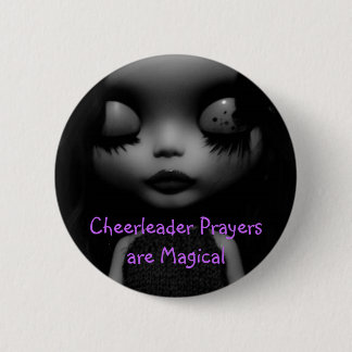Cheerleader Prayers are Magical 2 Inch Round Button