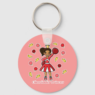 Cheerleader Princess Keychain