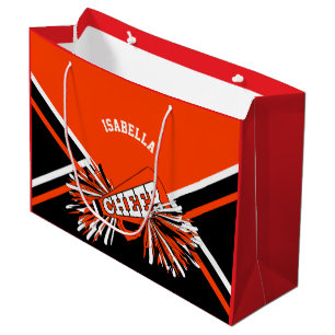 Cheerleader 📣 - Red, White and Black - Large Gift Bag