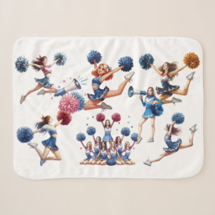 Cheerleader sherpa blanket