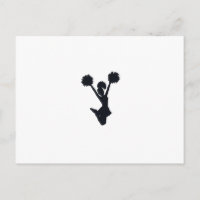 Cheerleader silhouette