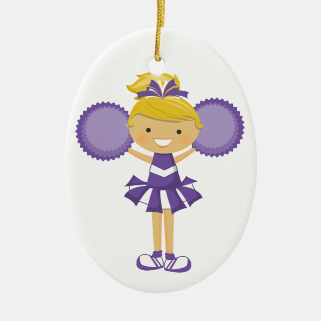 Cheerleader - SRF Ceramic Ornament (Front)