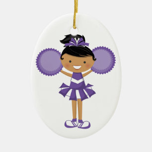 Cheerleader - SRF Ceramic Ornament