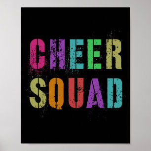 Cheerleader Team Cheer Squad Cheerleading Student Poster
