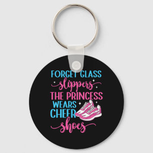 Cheerleader The Princess Wears Cheer Shoes Cheerle Keychain