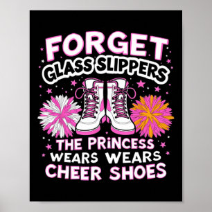 Cheerleader The Princess Wears Cheer Shoes Cheerle Poster