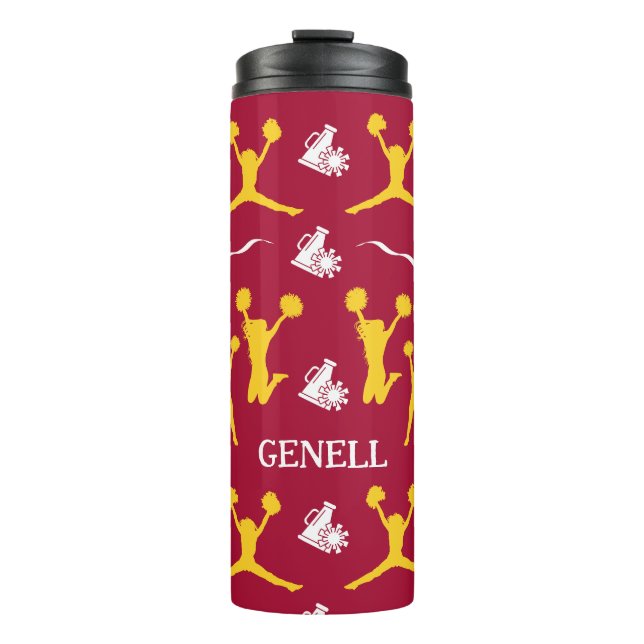 Cheerleader  thermal tumbler (Front)
