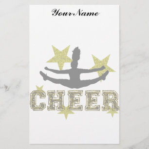 Cheerleader toe touch stationery