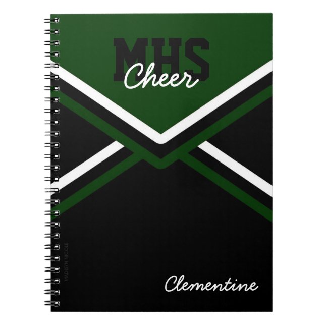Cheerleader Uniform School Notebook (Front)