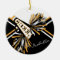 Cheerleader - White, Black and Gold