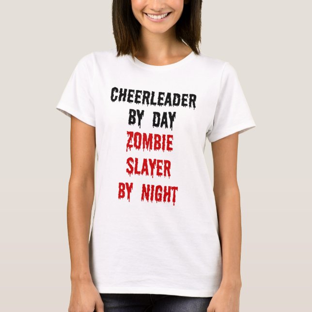 Cheerleader Zombie Slayer T-Shirt (Front)