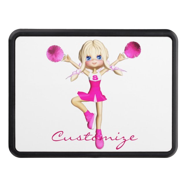Cheerleaders Gonna Cheer Thunder_Cove Trailer Hitch Cover (Front)