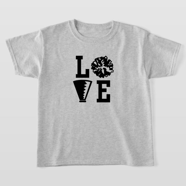 Cheerleaders Love T-shirt (Laydown)