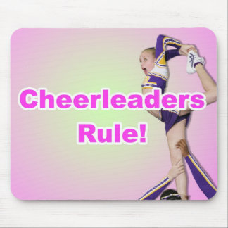 Cheerleaders Rule Mouse Pad