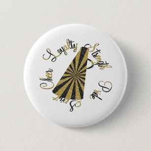 Cheerleading 2 Inch Round Button