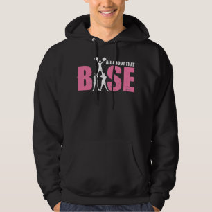 Cheerleading Base I Cheerleader I All About That B Hoodie
