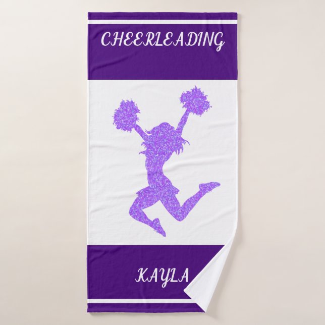 Cheerleading bath towel. bath towel (Bath Towel)