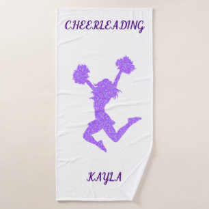 Cheerleading bath towel. bath towel