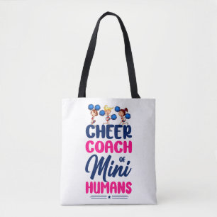 Cheerleading Cheer Cheer Coach Of Mini Humans Tote Bag
