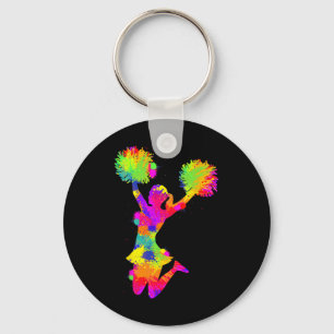 Cheerleading Cheer Cheerleader Girls Kids Keychain