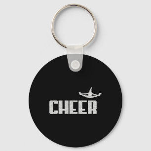 Cheerleading Cheer Coach Mom Dad Cheerleader Gift  Keychain