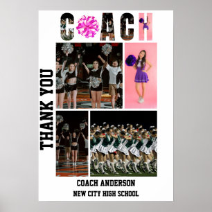 Cheerleading Cheer Coach Senior Night Graduation Poster