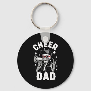 Cheerleading cheer dad fathers day cheerleader keychain