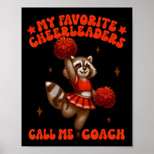 Cheerleading Cheer Lady Favourite Cheerleader Call Poster