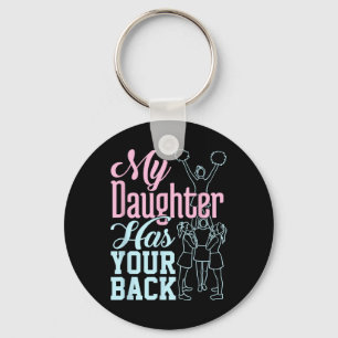 Cheerleading Cheer Mom Ckspot - My Daughter Has Yo Keychain