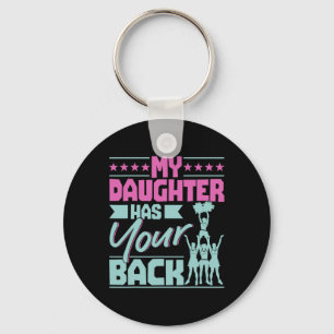 Cheerleading Cheer Mom Ckspot - My Daughter Has Yo Keychain