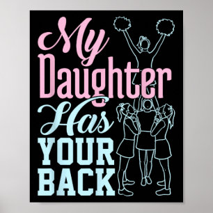 Cheerleading Cheer Mom Ckspot - My Daughter Has Yo Poster